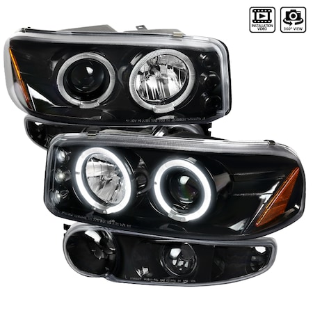 Spec-D Tuning 00-06 GMC Denali Combo 2LBLHP-DEN00BK-TM